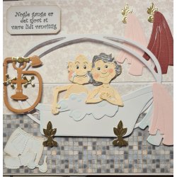 Akrylstempel A7 Danske tekster BLS1275 BY LENE