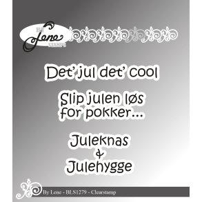 Akrylstempel Danske tekster BLS1279 BY LENE 