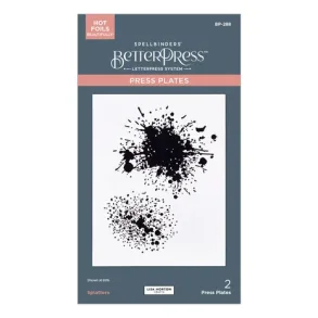 Wildflowers BetterPress Plate Splatters (BP-288)