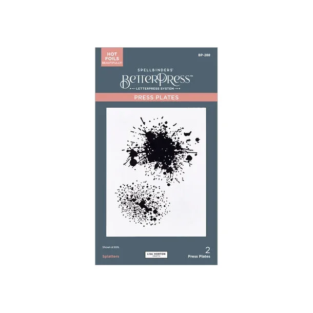 Wildflowers BetterPress Plate Splatters (BP-288)