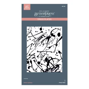 Take Note BetterPress Plate Memo Splatter (BP-302)