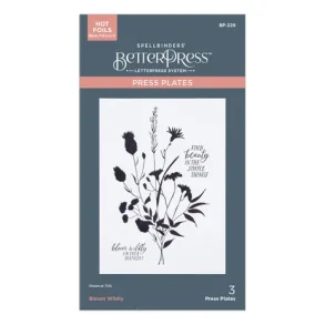 Bloom Wildly BetterPress Plate (BP-229)