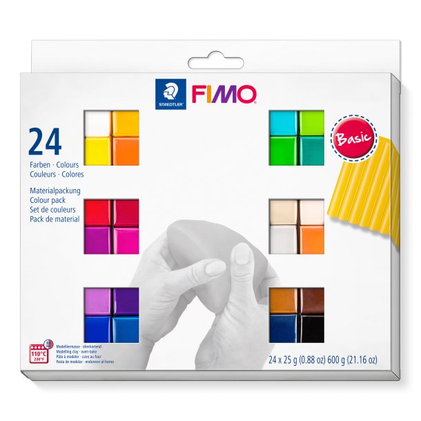 FIMO St med 24 farver Basic