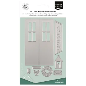 Die by Carla Creates Christmas Door 9pcs