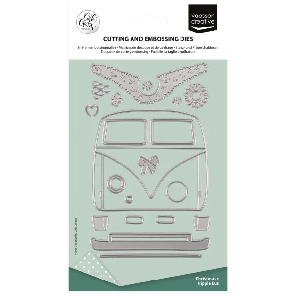 Die by Carla Creates Hippie Bus 21pcs