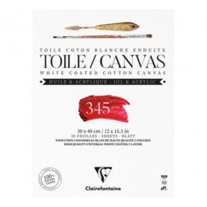 Clairefontaine CANVAS blok 345g 30x40