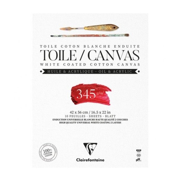 Clairefontaine CANVAS blok 345g 42x56