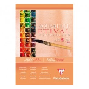 Clairefontaine ETIVAL akvarelblok A4