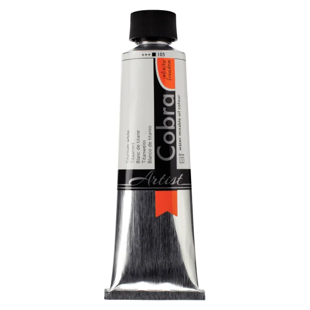 Cobra Oliemaling Titanium White 105 - 150 ML. 