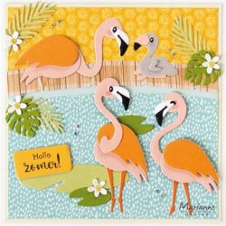 Die "Eline's Flamingo family" COL1549 Marianne Design