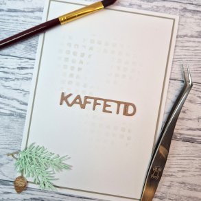 Die Kaffetid gummiapan FORUDBESTILLING