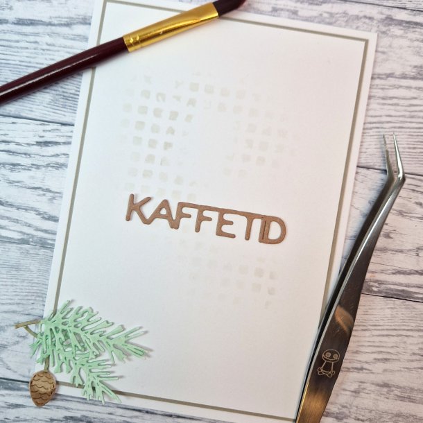 Die Kaffetid gummiapan FORUDBESTILLING