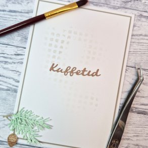 Die Kaffetid gummiapan FORUDBESTILLING