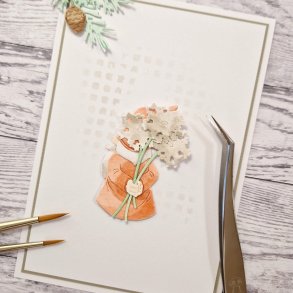 Die Gnome plockar blommor gummiapan FORUDBESTILLING