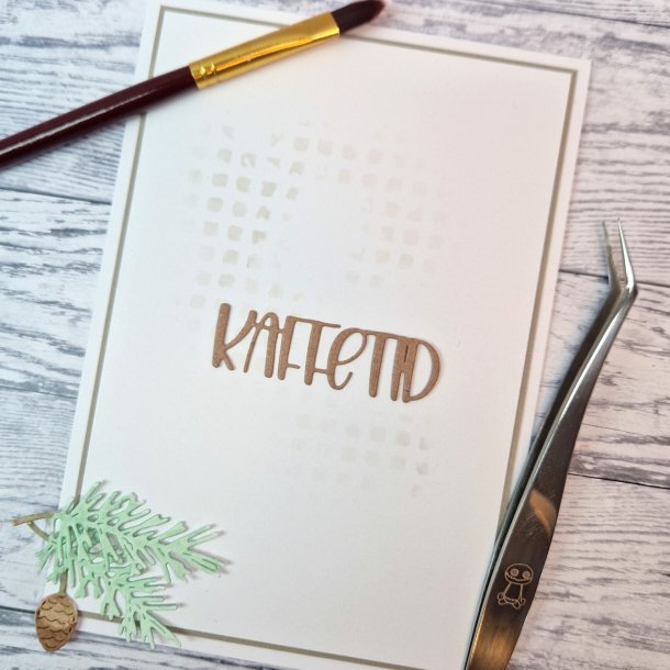 Die Kaffetid gummiapan FORUDBESTILLING