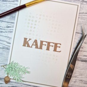 Die Kaffe gummiapan FORUDBESTILLING