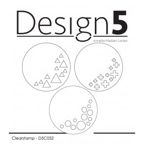 Akrylstempel D5C032 - Circles  Design5 ST20