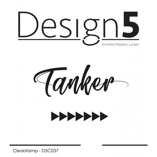 Akrylstempel D5C037 - Tanker Design5  ST24