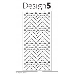 Die D5D017 - Triangle slimcard background Design5 D15