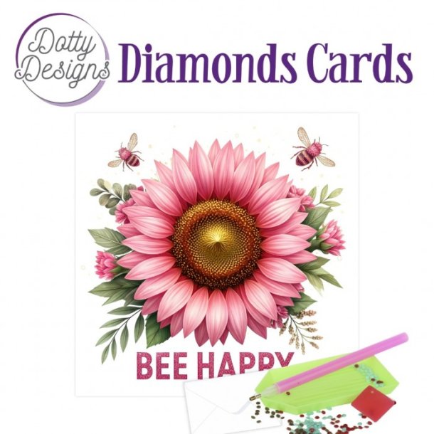 Diamond Cards - Bee Happy Bloom