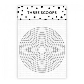Die Three Scoops Cirkel
