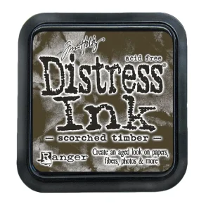 Distress ink pad 6x6 Scorched Timber