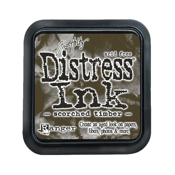 Distress ink pad 6x6 Scorched Timber