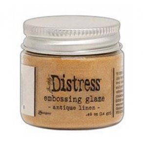 Distress Embossing Glaze - Antique Linen 14g