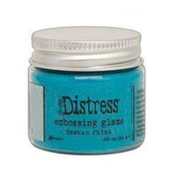 Distress Embossing Glaze - Broken China 14g
