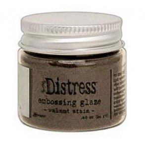 Distress Embossing Glaze - Walnut Stain 14 gr