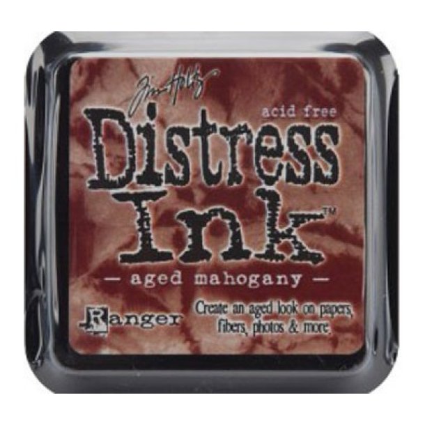 Distress ink pad 6x6 aged mahogany 