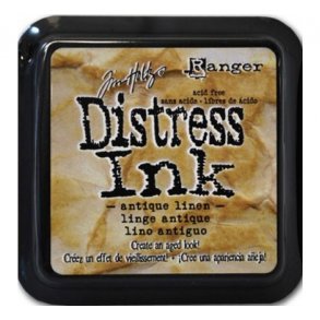 Distress ink pad 6x6 Antique linen