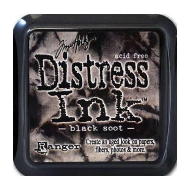 Distress ink pad 6x6 Black soot 