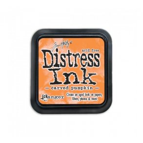 Distress ink pad 6x6 carved pumpkin 