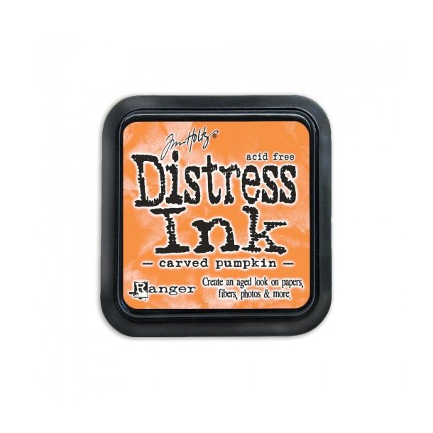 Distress ink pad 6x6 carved pumpkin 