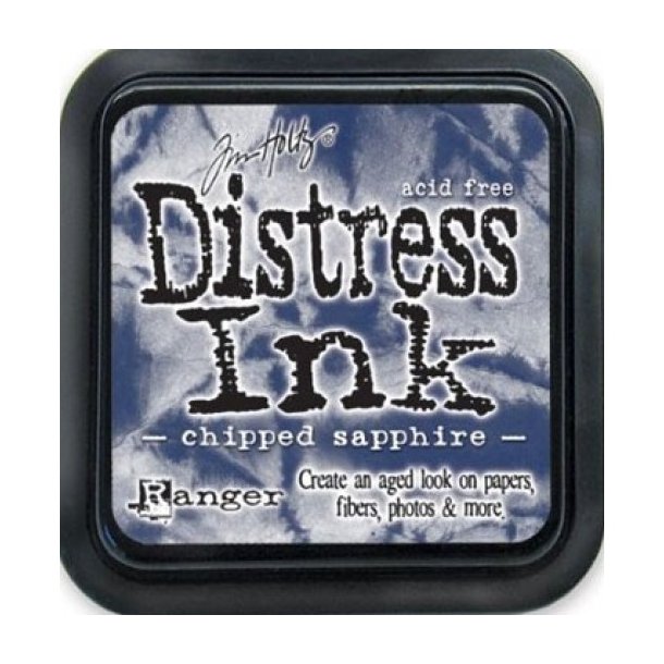 Distress ink pad 6x6 Chipped saphire 