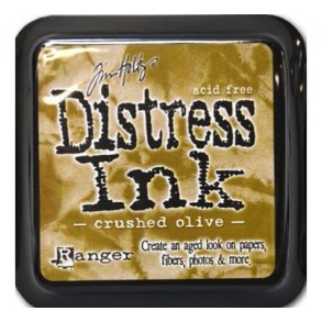 Distress ink pad 6x6 Crushed olive 