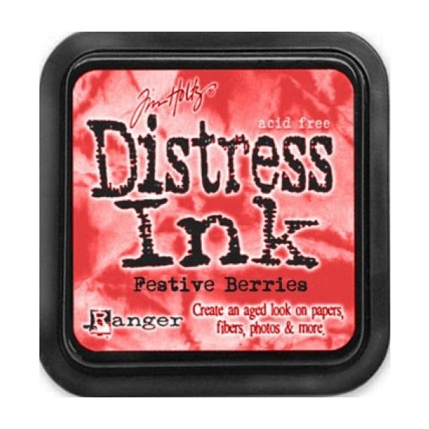 Distress ink pad 6x6 Festive berries 