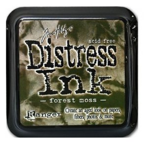 Distress ink pad 6x6 Forest moss 