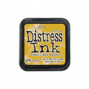 Distress ink pad 6x6 Fossilized amber 