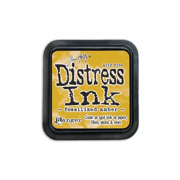 Distress ink pad 6x6 Fossilized amber 