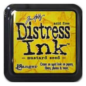 Distress ink pad 6x6 Mustard seed 