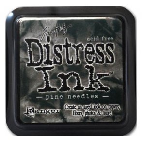 Distress ink pad 6x6 Pine needles 