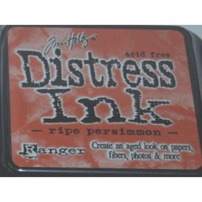 Distress ink pad 6x6 Ripe persimmon 
