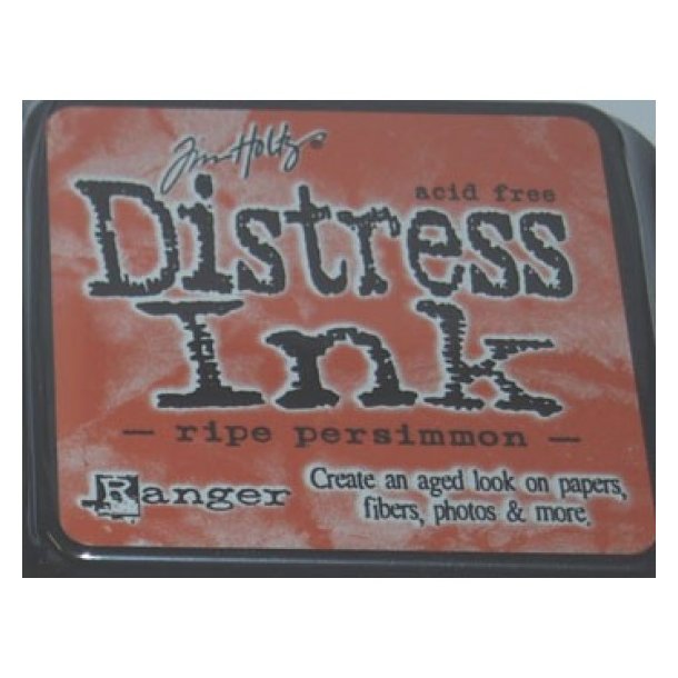 Distress ink pad 6x6 Ripe persimmon 