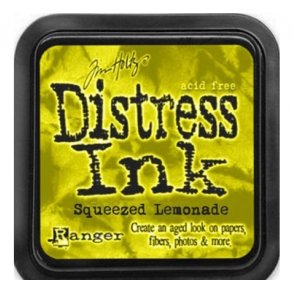 Distress ink pad 6x6 Squeezed lemonade 