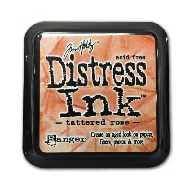 Distress ink pad 6x6 Tattered rose 