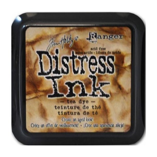 Distress ink pad 6x6 Tea dye 