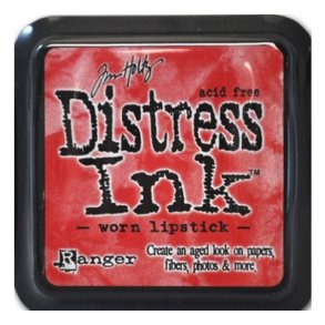 Distress ink pad 6x6 Worn lipstick 
