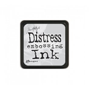 Distress mini embossing